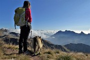 37 Bella vista panoramica dalla sella sulla cresta per il Pietra Quadra